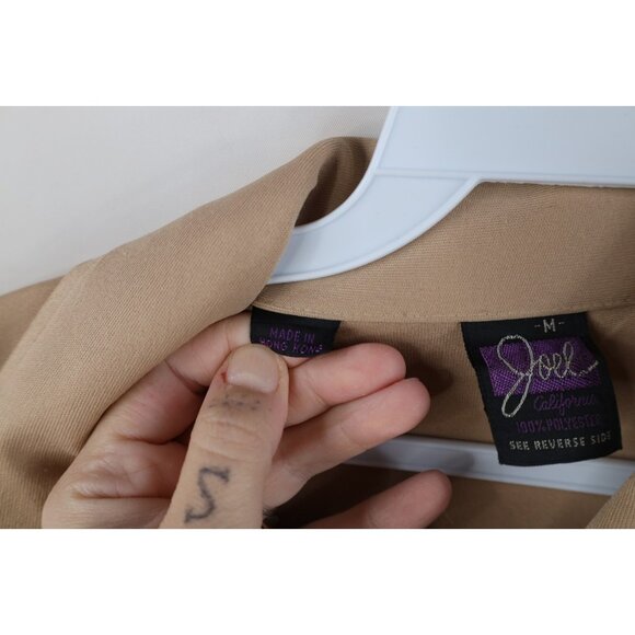 Vintage 70s Streetwear Mens Medium Knit Camp Collar Short Sleeve Button Shirt - Picture 11 of 15